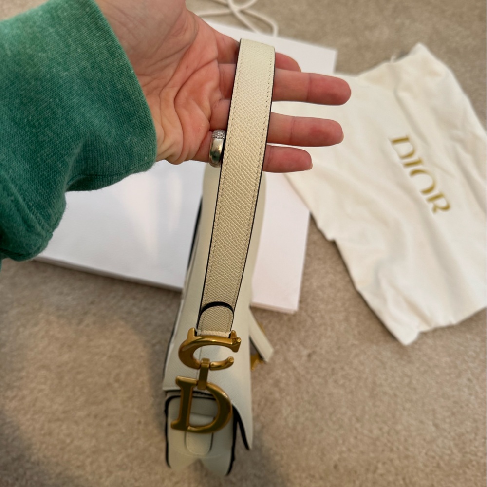 DIOR white saddle bag - Picture 6 of 17